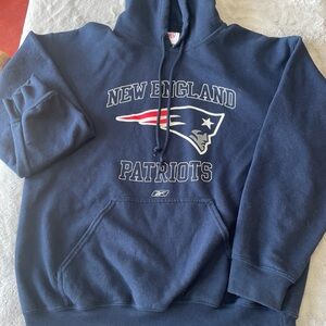 NFL New England Patriots Navy Blue Hoodie size Medium